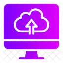 Computer Cloud Computing Database Icon