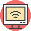Computer Screen Wifi Icon