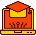 Computer Education Elearning Icon