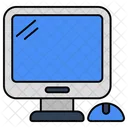 Computer Monitor Desktop Icon