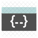 Flat Coding File Icon