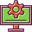 Computer Desktop Display Icon