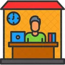 Computer Desk Home Icon