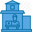 Computer Desk Home Icon