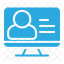 Computer User Screen Icon