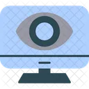 Computer Eye View Icon