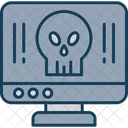 Computer Monitor Danger Icon