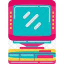 Screen Retro Computer Icon