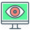 Computer Monitor Vision Icon