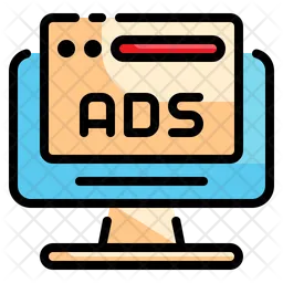 Computer Ads  Icon