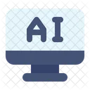 Computer Ai Artificial Intelligence Technology Icon