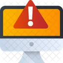 Computer Alert Computer Warning Computer Error Icon