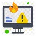 Computer Alert Computer Error Computer Warning Icon