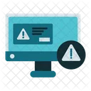 Computer And Attention  Icon