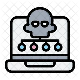 Computer Attack  Icon
