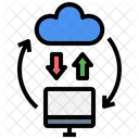 Computer Backup And Restore Backup And Restore Cloud Storage Icon