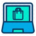 Bag Laptop Online Shopping Icon