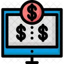 Computer Based Jobs Money Online Money Through Internet Icon
