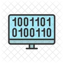 Computer Binary Code  Icon