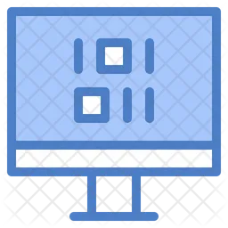 Computer Binary Code  Icon