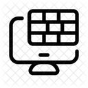 Computer Blocker Firewall Icon