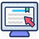 Computer Bookmark  Icon