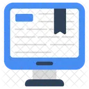 Computer Bookmark  Icon