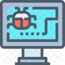 Computer Bug Malware Icon