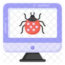 Virus Computer Bug Malware アイコン