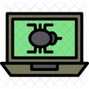 Computer Bug Skull Bug Icon