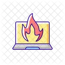 Burning Crash Failure Icon