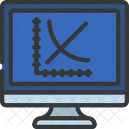 Computer Chart  Icon