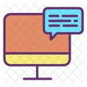 Chat Computerm Computer Chat Online Chat Icon