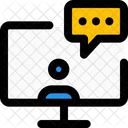 Computer-Chat  Symbol