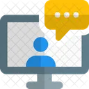 Computer-Chat  Symbol