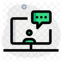 Computer-Chat  Symbol