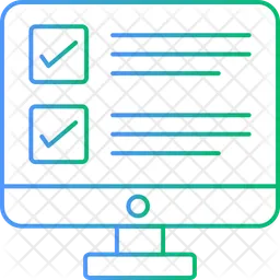 Computer checklist  Icon