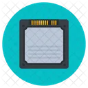 Microprocessor Processor Chip Integrated Circuit Icon