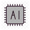 Computer Chip Metaverse Ai Icon