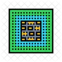 Computer Chip Integration Icon