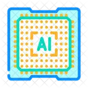 Computer Chip Integration Icon