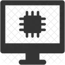 Microchip Processor Chip Icon