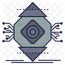 Computer Chip Computing System Computing Chip Icon