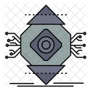 Computer Chip Computing System Computing Chip Icon