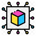 Cube Chip D Icon