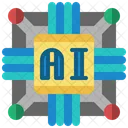 Computer Chip Hardware Electronics Icon