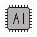 Computer Chip Metaverse Ai Icon