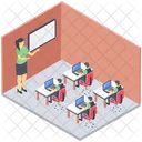 Computer Class Computer Lab Student Classroom Icon