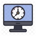 Computer clock  Icon