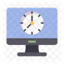 Computer clock  Icon